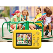 SJCam FunCam F1 skaitmeninis fotoaparatas vaikams, 5MP HD 720p, 2.0" LCD, 800mAh baterija, juodas