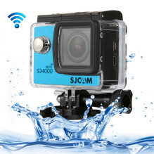 SJCam SJ4000 Wi-Fi Waterproof 30m Action Camera 12MP 170° angle 1080p HD 2.0" LCD Screen Blue SJCam SJ4000 Wi-Fi Waterproof 30m Action Camera 12MP 170° angle 1080p HD 2.0" LCD Screen Blue
