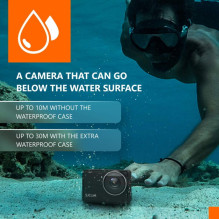 SJCam SJ10 Pro 5G Wi-Fi Waterproof 30m Camera 4K 60fps 6-Axis Gyro 5G 2.33'' UHD IPS LCD Black