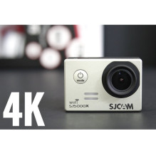 SJCam SJ5000x Elite Wi-Fi Waterproof 30m Action Camera 12.4MP 170° 4K HD 2.0" LCD Screen Silver SJCam SJ5000x Elite Wi-Fi Waterproof 30m Action Camera 12.4MP 170° 4K HD 2.0" LCD Screen Silver
