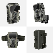 SJCam M50 HD Outdoor &amp; Hunting IP65 Long battery Life Camera &amp; Super Night Vision 2.33'' LCD Woodland Brown