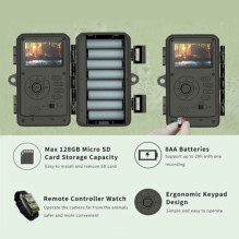 SJCam M50 HD Outdoor &amp; Hunting IP65 Long battery Life Camera &amp; Super Night Vision 2.33'' LCD Woodland Brown