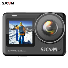 SJCam SJ10 Pro dvigubas LCD 5G Wi-Fi vandeniui atsparus 30m kamera 4K 60 kadrų per sekundę 6 ašių giroskopas IPS 2.33'' 
