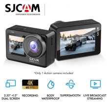 SJCam SJ10 Pro dvigubas LCD 5G Wi-Fi vandeniui atsparus 30m kamera 4K 60 kadrų per sekundę 6 ašių giroskopas IPS 2.33'' 