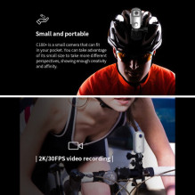 SJCam C100+ Mini 4K veiksmo kamera su nykščiu, atspari vandeniui, 30 m, magnetinis korpusas, „Wi-Fi“, tiesioginio vaizdo