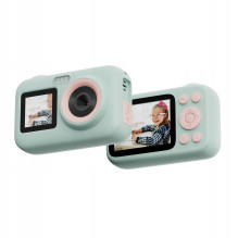 SJCam FunCam Plus Digital Camera for Kids 10MP HD 1080p 2.4" LCD 650mAh Battery Green
