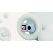 SJCam FunCam Plus skaitmeninis fotoaparatas vaikams, 10MP HD 1080p, 2,4 colio LCD, 650 mAh baterija, mėlynas