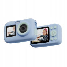 SJCam FunCam Plus skaitmeninis fotoaparatas vaikams, 10MP HD 1080p, 2,4 colio LCD, 650 mAh baterija, mėlynas