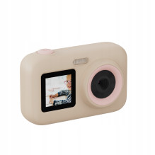 SJCam FunCam Plus Digital Camera for Kids 10MP HD 1080p 2.4" LCD 650mAh Battery Beige