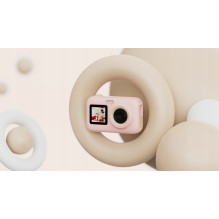SJCam FunCam Plus skaitmeninis fotoaparatas vaikams, 10MP HD 1080p, 2,4 colio LCD, 650 mAh baterija, rožinis