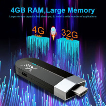 „Riff X98 S500“ mini televizoriaus lazdelė su „SmartBox“ „Android 11“ su „Amlogic S905Y4“ keturių branduolių „AV1 HDR10+