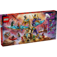 Konstruktorius - LEGO NINJAGO 71836 Arkos Drakonas 869 Elementai 8 Mini Figūrėlės 270 mm