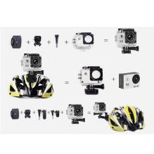 SJCam SJ4000 Vandeniui atspari 30 m veiksmo kamera 12 MP 170° kampas 1080p HD 2.0" LCD ekranas Sidabrinė SJCam SJ4000 Vandeniui atspari 30 m veiksmo kamera 12 MP 170° kampas 1080p HD 2.0" LCD ekranas Sidabrinė