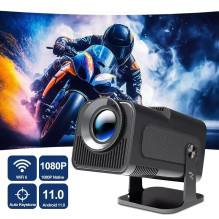 Riff HY320 Portable Smart Projector BT 5.0 1080p Android 11.0 Wi-Fi 6 with Auto Keystone Black Riff HY320 Portable Smart Projector BT 5.0 1080p Android 11.0 Wi-Fi 6 with Auto Keystone Black