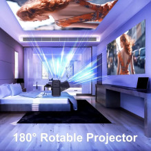 Riff HY320 Portable Smart Projector BT 5.0 1080p Android 11.0 Wi-Fi 6 with Auto Keystone Black Riff HY320 Portable Smart Projector BT 5.0 1080p Android 11.0 Wi-Fi 6 with Auto Keystone Black