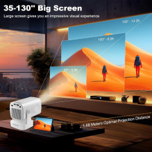 Riff HY260 Pro Ultra Portable Smart Projector BT 5.4 1080p Android 11.0 Wi-Fi 6 with Auto Keystone Riff HY260 Pro Ultra Portable Smart Projector BT 5.4 1080p Android 11.0 Wi-Fi 6 with Auto Keystone