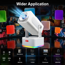 Riff HCS350 PLUS 4in1 Smart Video projector Android 11 Allwinner H713M with built-in Games / x2 Wireless consoles / x2 W Riff HCS350 PLUS 4in1 Smart Video projector Android 11 Allwinner H713M with built-in Games / x2 Wireless consoles / x2 W