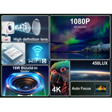 Riff HCS350 PLUS 4in1 Smart Video projector Android 11 Allwinner H713M with built-in Games / x2 Wireless consoles / x2 W Riff HCS350 PLUS 4in1 Smart Video projector Android 11 Allwinner H713M with built-in Games / x2 Wireless consoles / x2 W