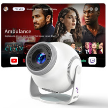 Riff TP360 Smart Android 14 Projector 8K Support &amp; 360° Freedom