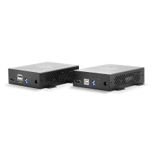 KVM Extender - LINDY Fiber Optic HDMI 4K60, USB, IR and RS232 KVM Extender, 300m, Black