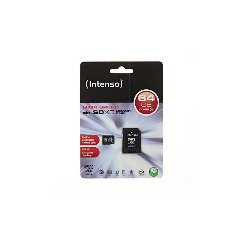Intenso micro SD 64GB SDXC card class 10