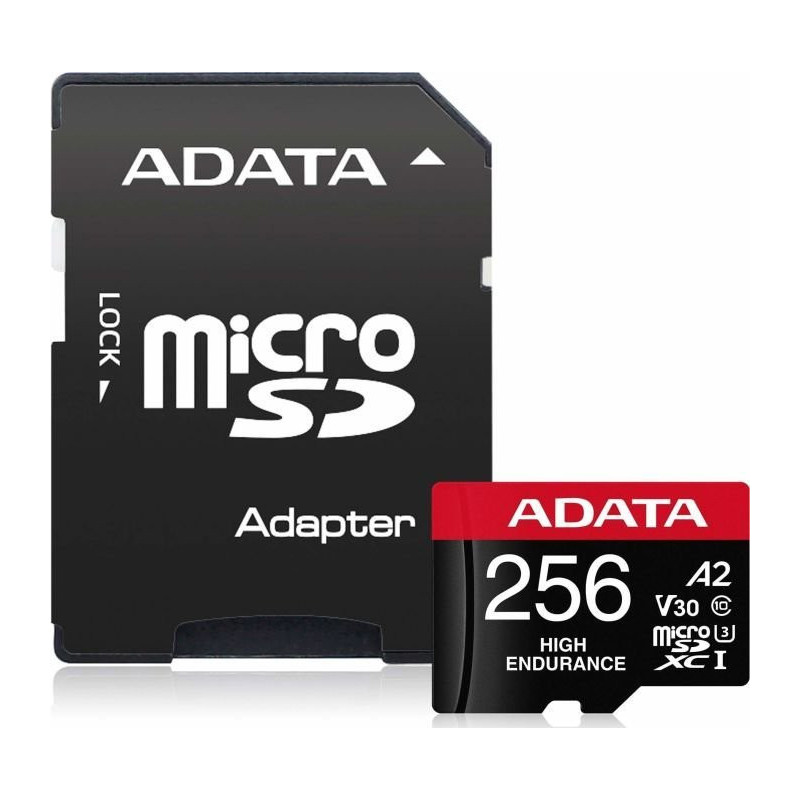 ADATA microSD 256GB High End UHS-I U3 + Adapter