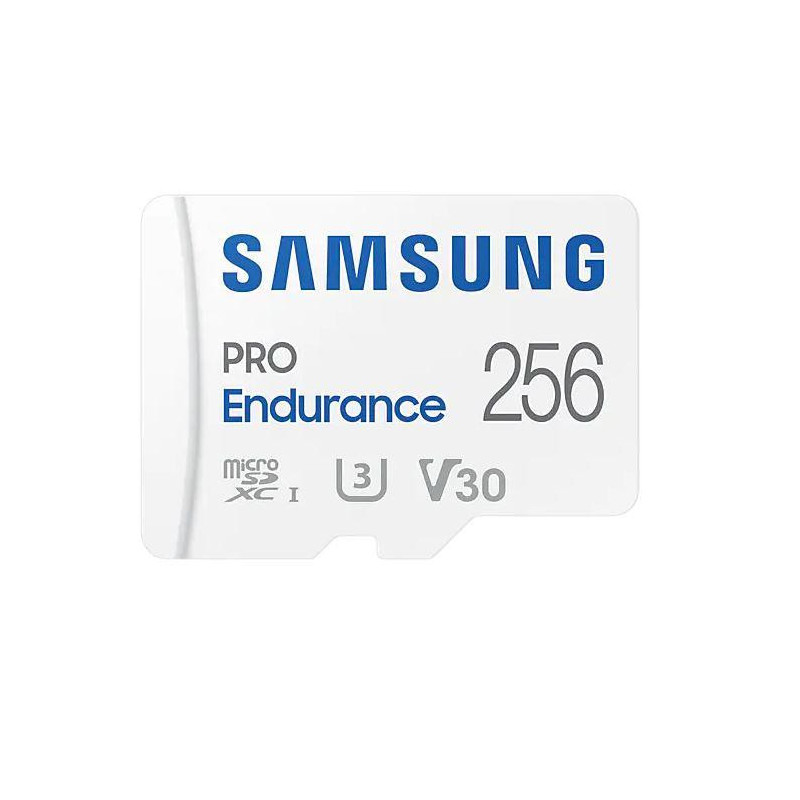 Samsung PRO Endurance MB-MJ256KA / EU 256 GB MicroSD Memory Card Flash memory class U3 V30 Class 10 SD adapter