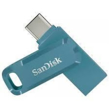 SanDisk Ultra Dual Drive Go USB 128GB USB-Stick USB Type-A / USB Type-C 3.2 Gen 1 (3.1 Gen 1) Blau (SDDDC3-128G-G46NBB) 