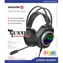 Swissten Gunner RGB Spēļu Austiņas