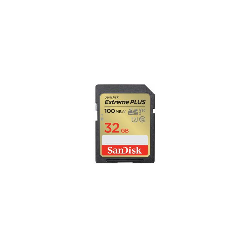 SanDisk Extreme Plus SDHC 32 GB Class 10 UHS-I / U3 V30 (SDSDXWT-032G-GNCIN)