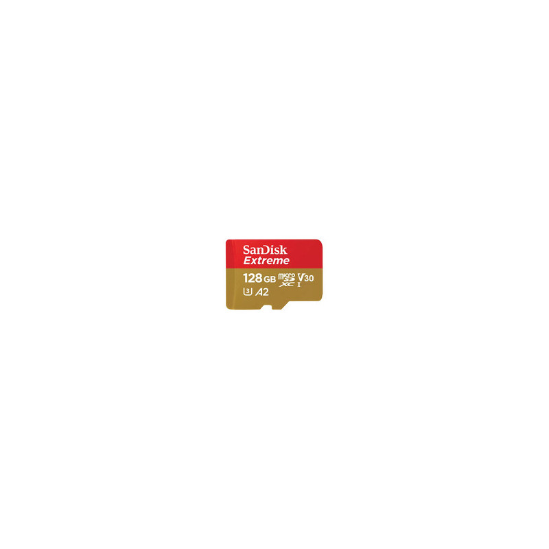 SANDISK Extreme 128GB microSDXC + SD Adapter