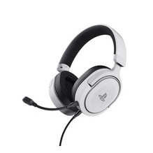 Trust GXT 498 Forta Headset Wired Head-band Gaming Black White