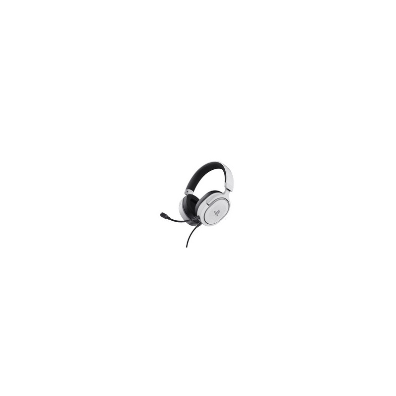 Trust GXT 498 Forta Headset Wired Head-band Gaming Black White