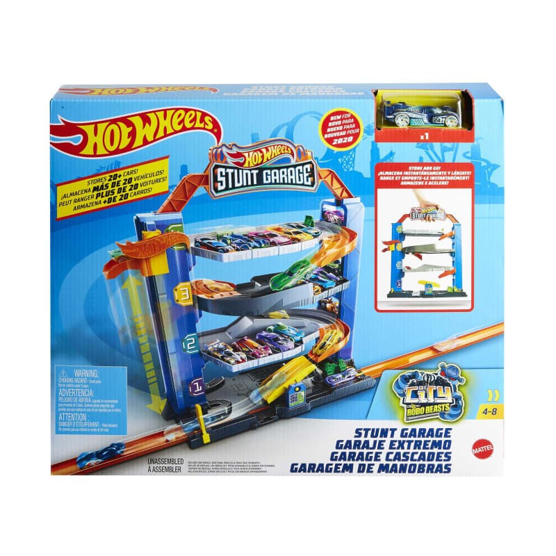 Hot Wheels Garage City Stunt garage with lift GNL70