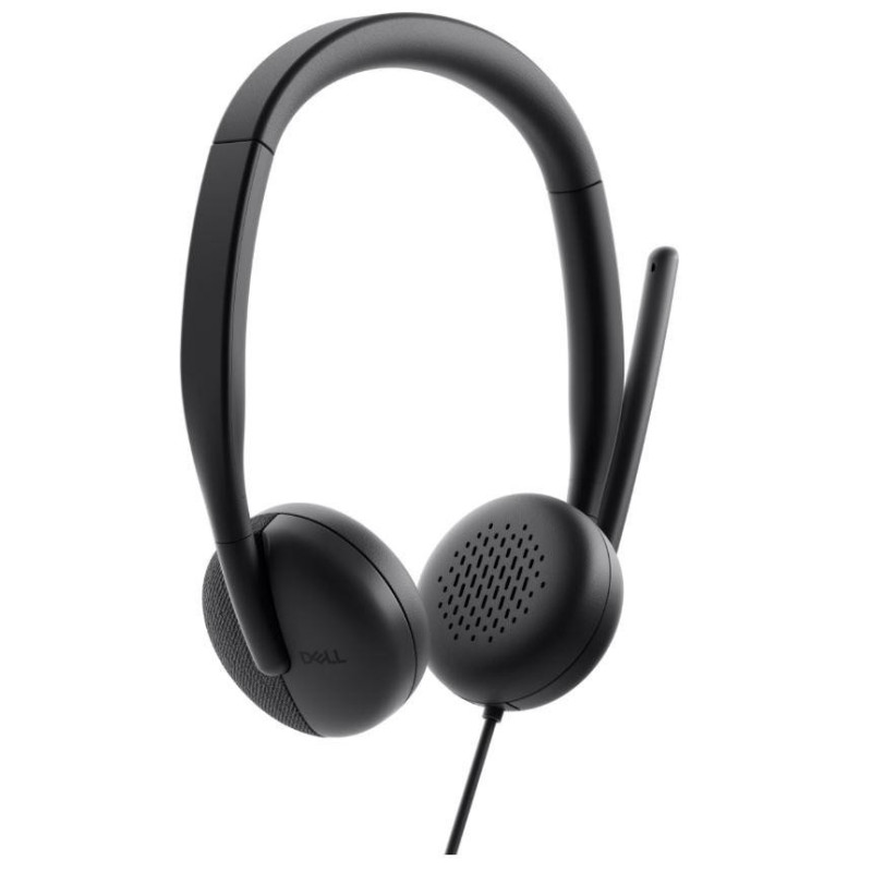 Dell Headset WH3024 Built-in microphone USB-C USB-A Black