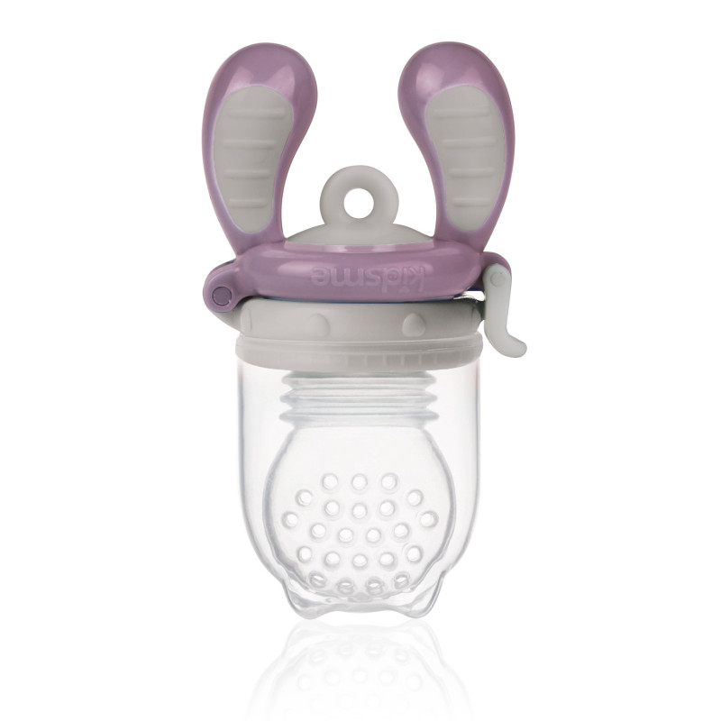 Jaunums! Akcija! Kidsme Food Feeder bērna ēdināšanas ierīce cietiem produktiem (liels) Plum no 6 mēn. 160337PL