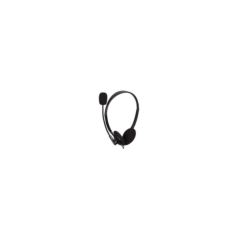 Gembird microphone &amp; stereo headphones MHS-123 with volume control black color
