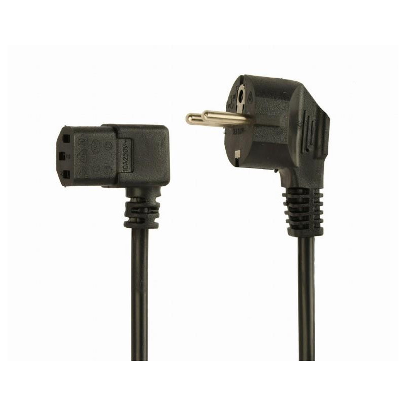 CABLE POWER ANGLED VDE 1.5M / PC-186A-VDE1B-1.5M GEMBIRD
