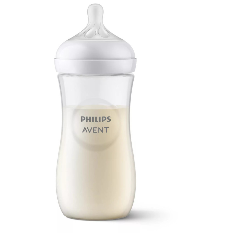 Philips Avent Natural Response barošanas pudelīte 330 ml vidējas plūsmas knupītis 3m+ SCY906 / 01