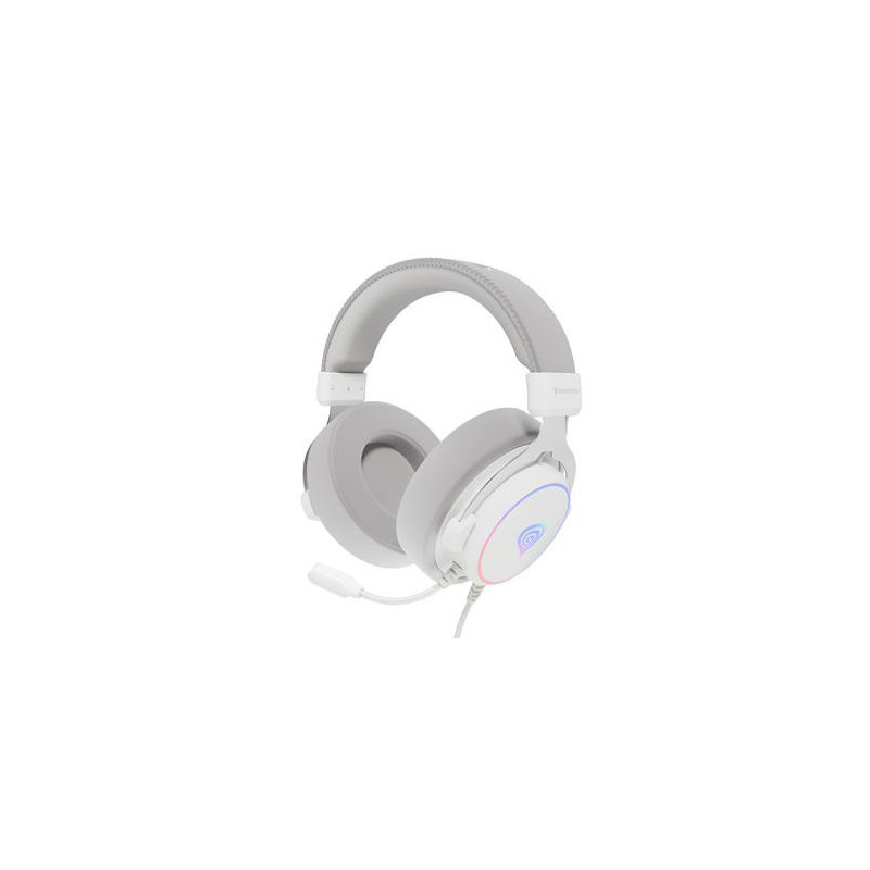 Herni Headphones s mikrofonem Genesis NEON 764 / 7.1 / USB / Drat / Stand / Bila 5901969444513