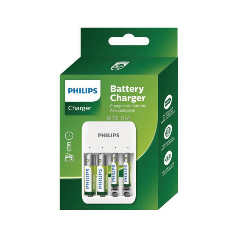 Philips SCB4013NB balta - Akumulatora ladetajs