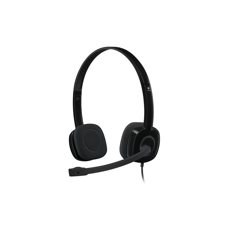 Logitech H151 Headset Head-band 3.5 mm connector Black