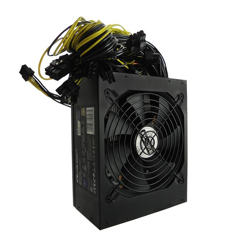 Qoltec ATX Power Supply 1600W 80 Plus Gold Bitcoin Miner