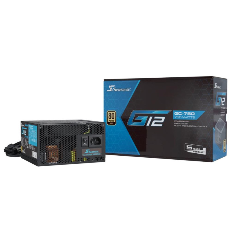 Seasonic G12 GC 80 PLUS Gold Netzteil - 750 Watt schwarz
