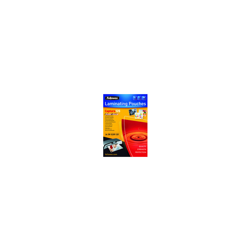 FELLOWES SUPERQUICK LAM POUCH A4 125MIC