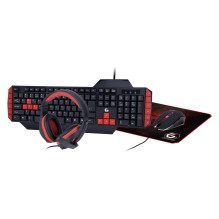 Gaming kit kbrd mouse mouse pad headset