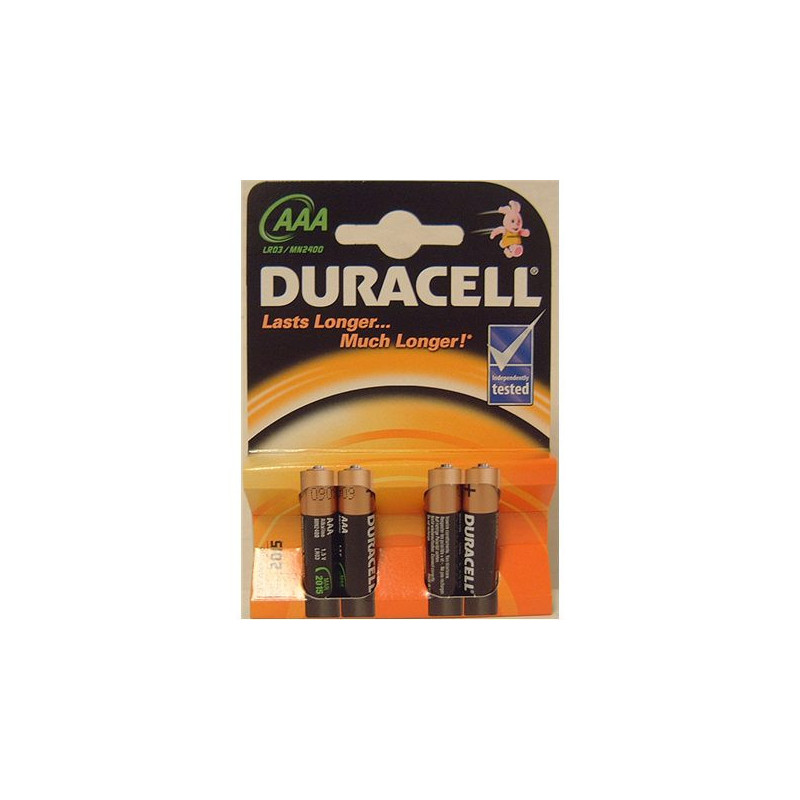 Duracell AAA / LR03 Alkaline Basic MN2400 4 pc(s)