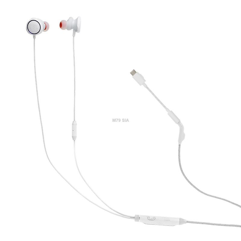 Austiņas JBL Quantum 50C White USB -C 1200130015489