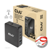 Club3D Reiseladegerat 3xUSB...