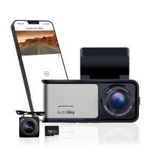 AutoSky 4K Dash Cam Pro...
